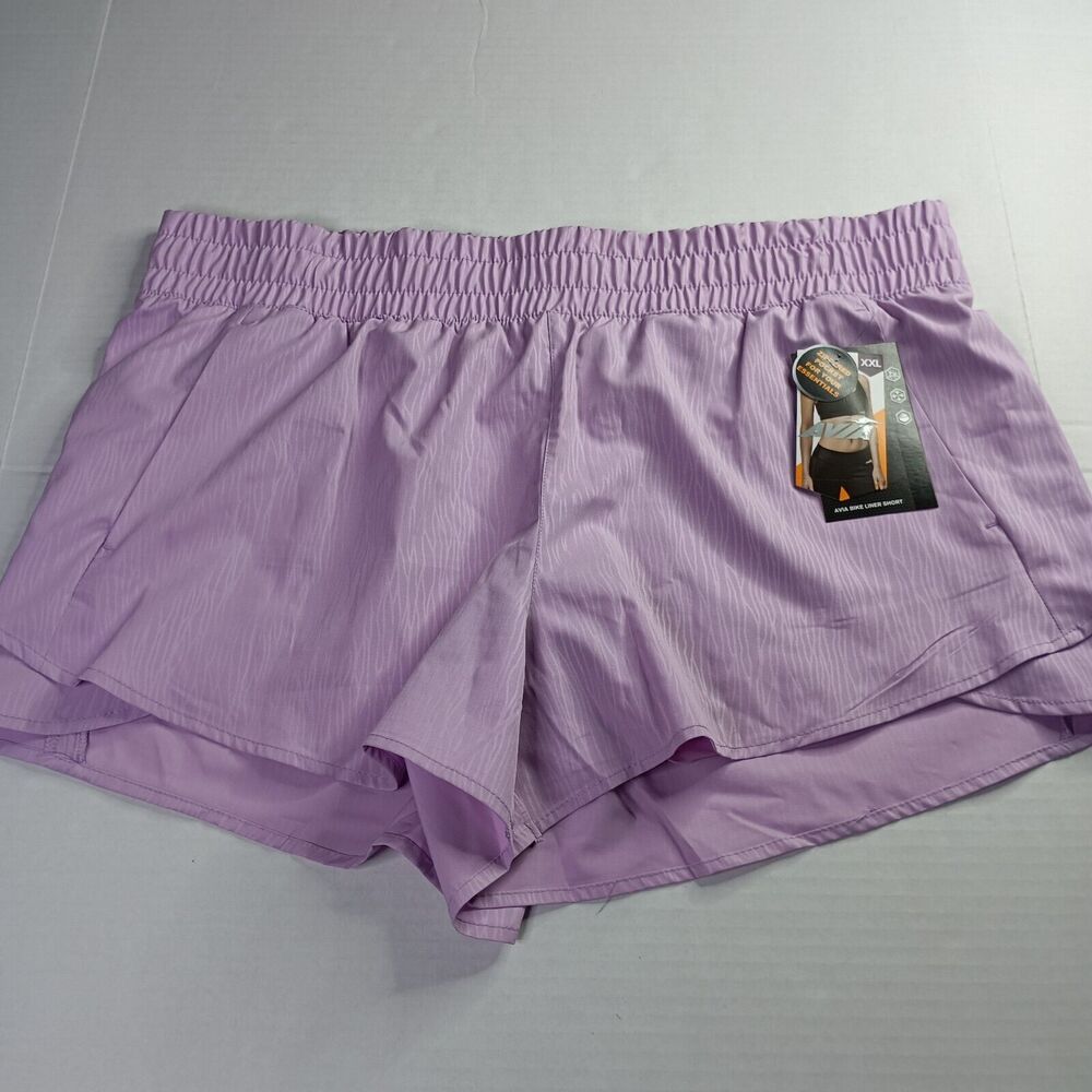 Avia Running Shorts Bike‎ Liner Women's Size 2XL (20) Purple